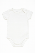 Body bianco semplice maniche corte – scollo americano - 24 mesi