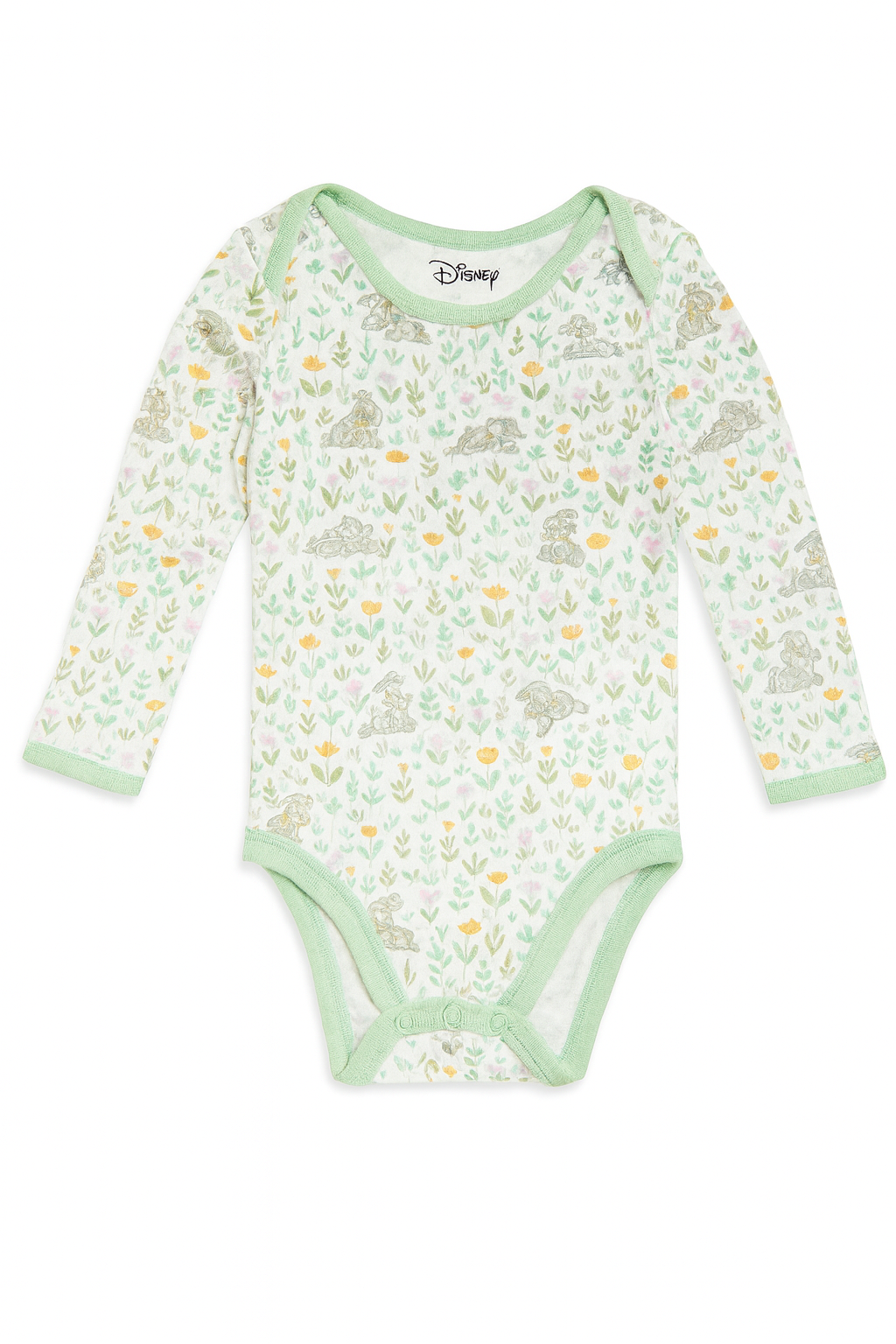 Body Disney verde fantasia con Bambi – maniche lunghe