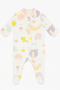 Tutina arcobaleno con animali - 3 mesi