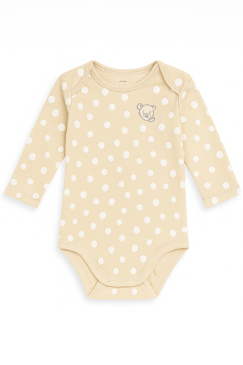 Body giallo maniche lunghe fantasia a pois - Disney - 18 mesi