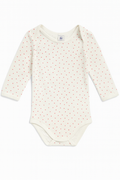 Body bianco con cuoricini rossi – maniche lunghe