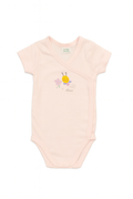 Body rosa chiaro wrap con ape - 3 mesi