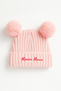 Cappellino rosa Minnie Mouse con pompon - 6-9 mesi