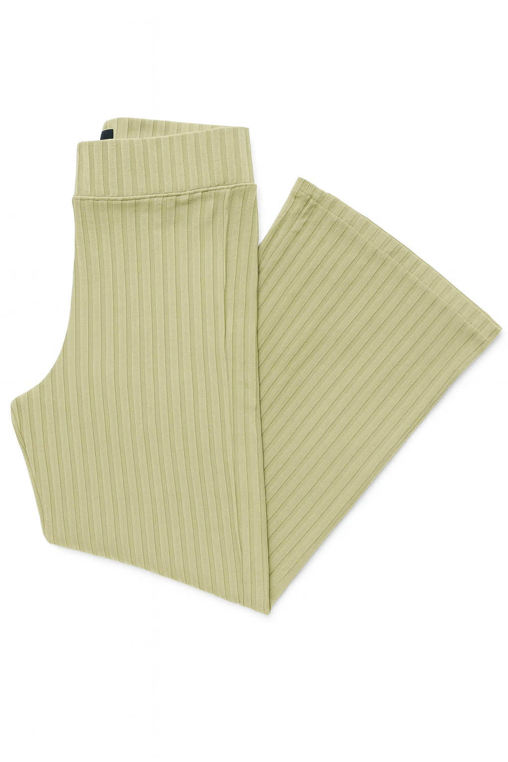 Pantaloni a costine verde salvia - Taglia L