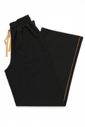 Pantaloni neri con dettaglio laterale - Taglia L
