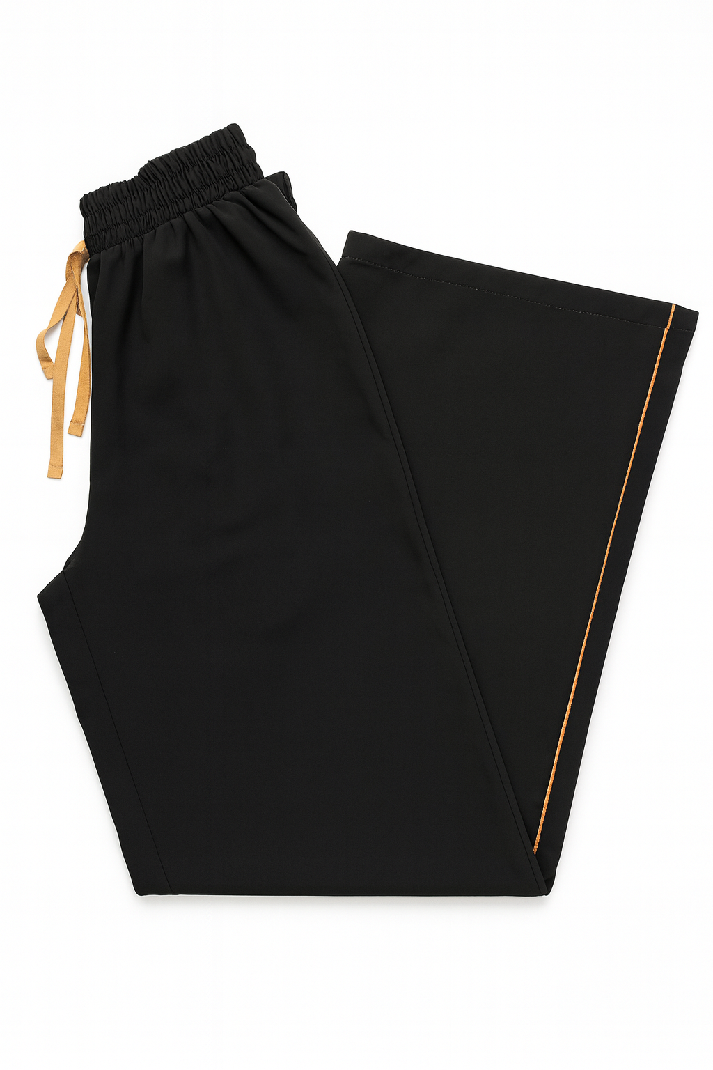 Pantaloni neri con dettaglio laterale - Taglia L