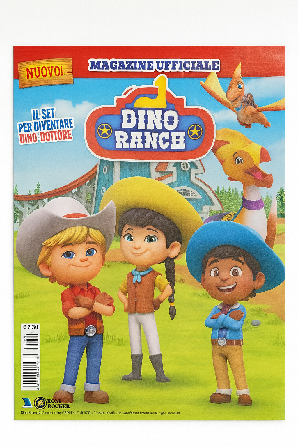Libro da colorare Dino Ranch