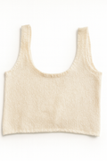 Top beige in spugna - Taglia L