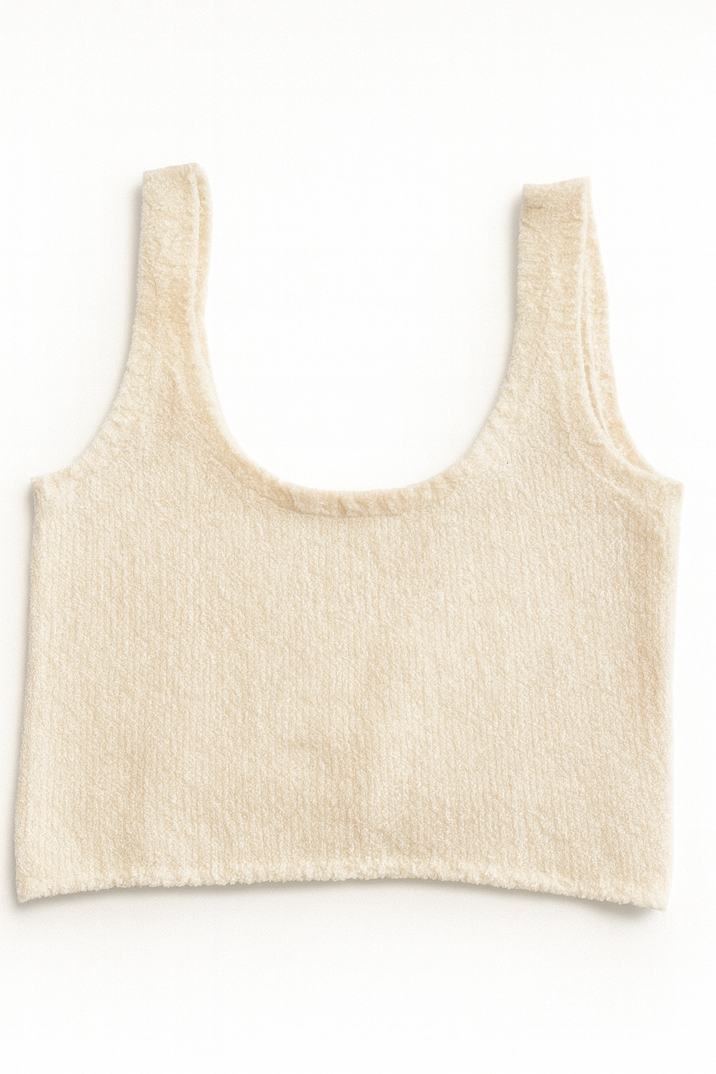 Top beige in spugna - Taglia L