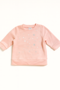 Felpa rosa con stelline - 3 mesi