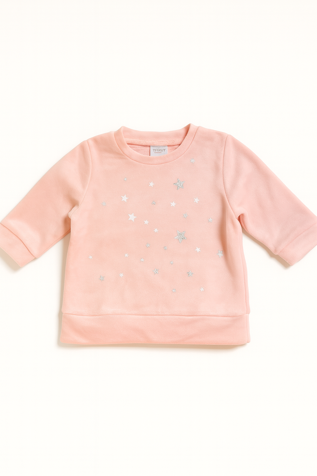 Felpa rosa con stelline - 3 mesi
