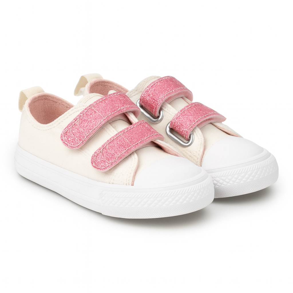 Converse bimba con strappi glitter rosa - numero: 22