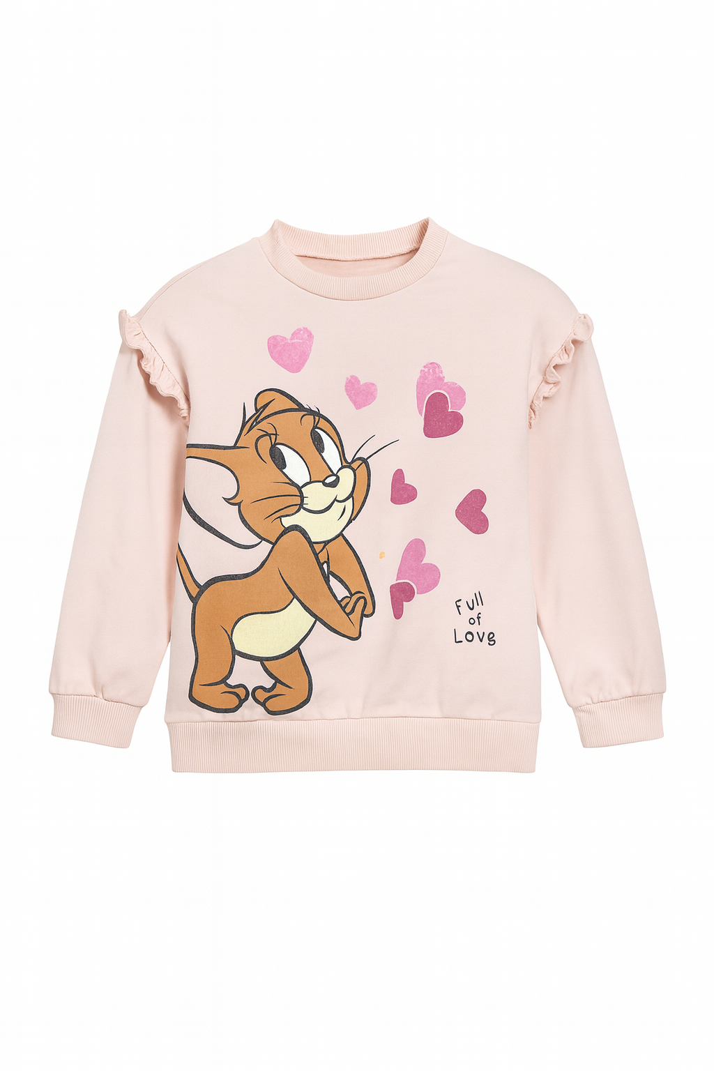 Felpa rosa Tom e Jerry -30-36 mesi