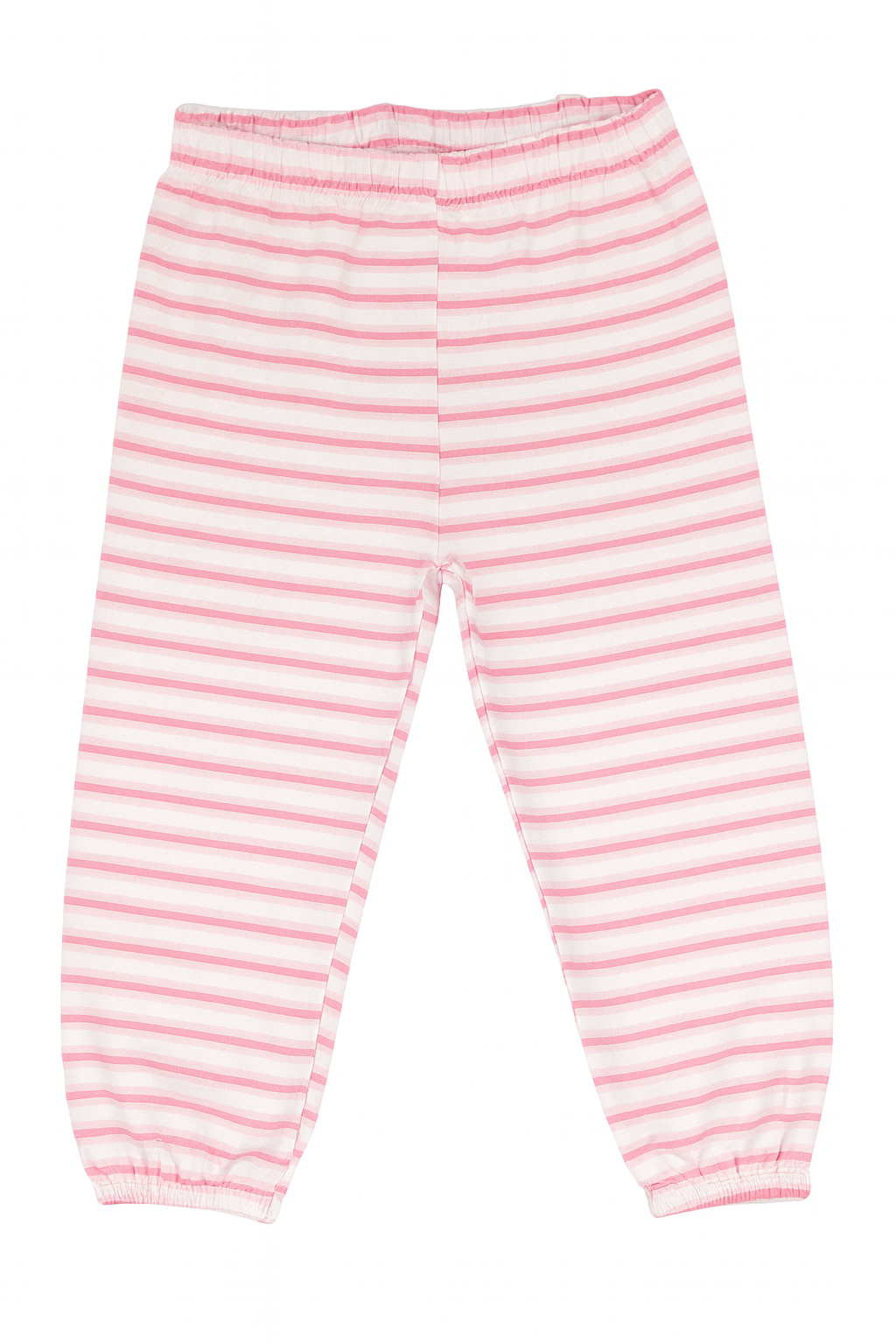 Pantaloni rosa a righe bianche - 24-36 mesi