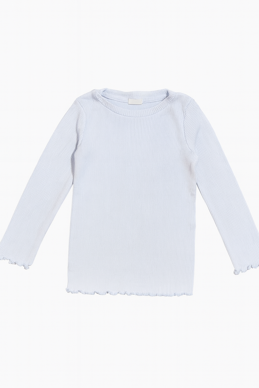 Maglia azzurro chiaro a costine - 24 mesi
