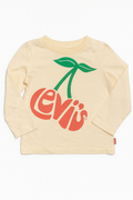Maglia beige Levi’s con stampa ciliegie - 24 mesi