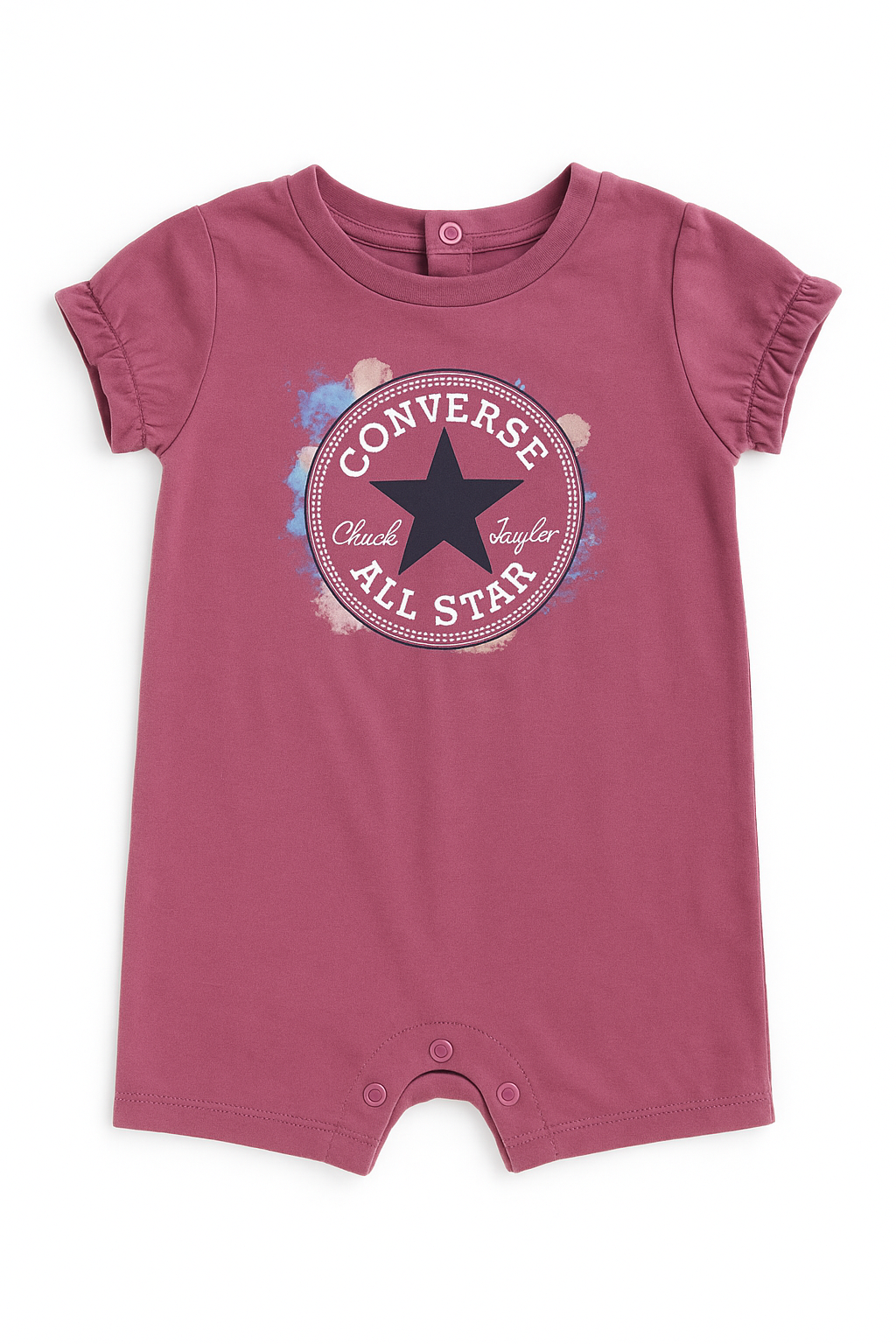 Pagliaccetto Converse All Star – Maniche Corte/Volant – 24 mesi
