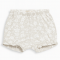 Pantaloncini bloomers grigio chiaro con stampa floreale -6 mesi