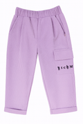 Pantaloni viola Richmond con tasca cargo - 36 mesi