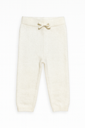 Pantaloni in spugna panna con laccetto - 36 mesi