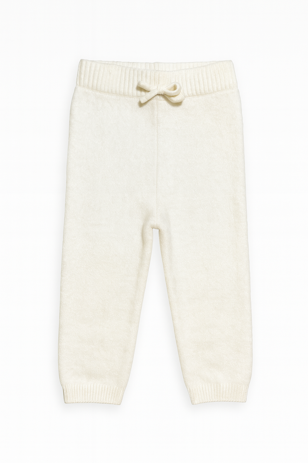 Pantaloni in spugna panna con laccetto - 36 mesi