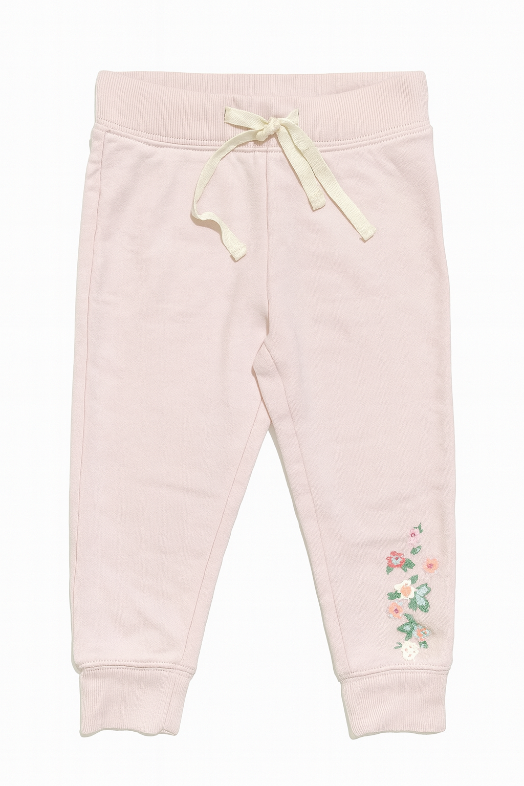 Completo rosa “Sharing the Love” con coniglietto e fiori - 24 mesi