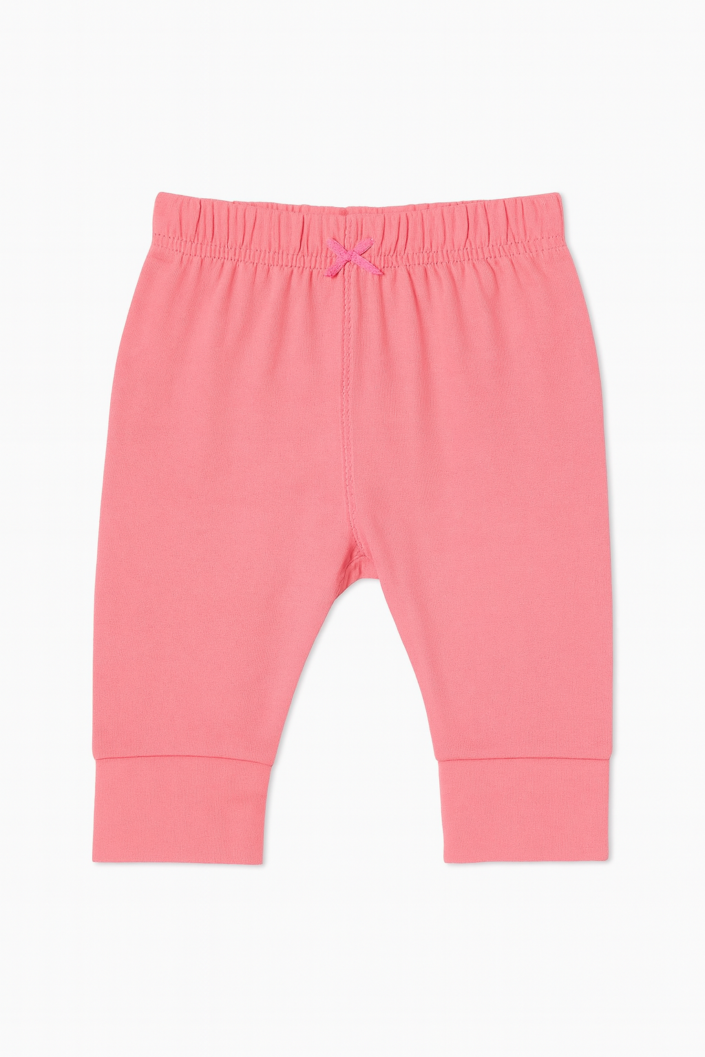 Pantaloni Rosa Basic in Cotone