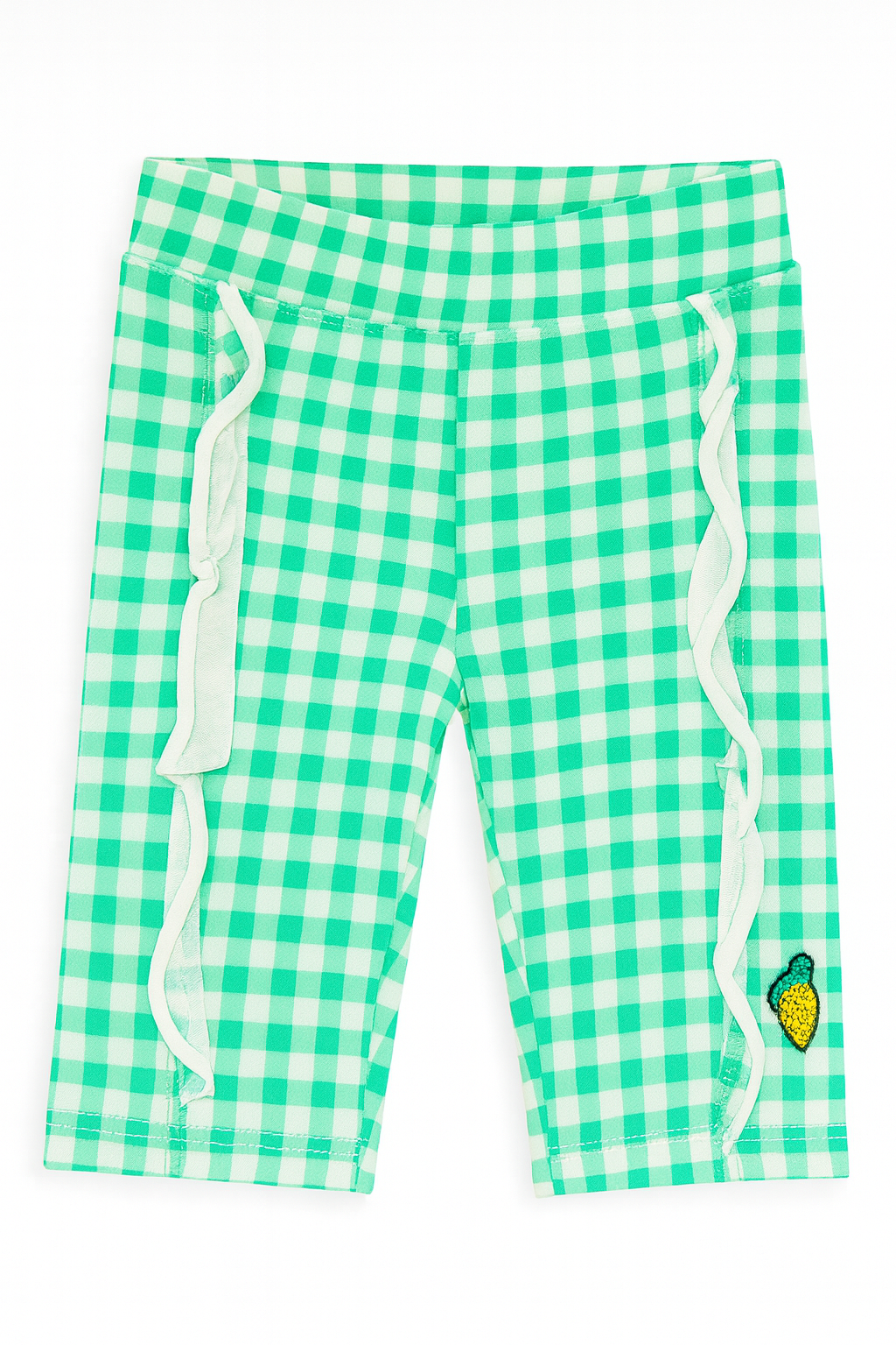 Pantaloncini a quadretti verdi e bianchi - 3-6 mesi
